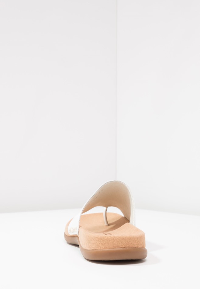 Gabor Blanc | Sandales à Barre En T Exclusives